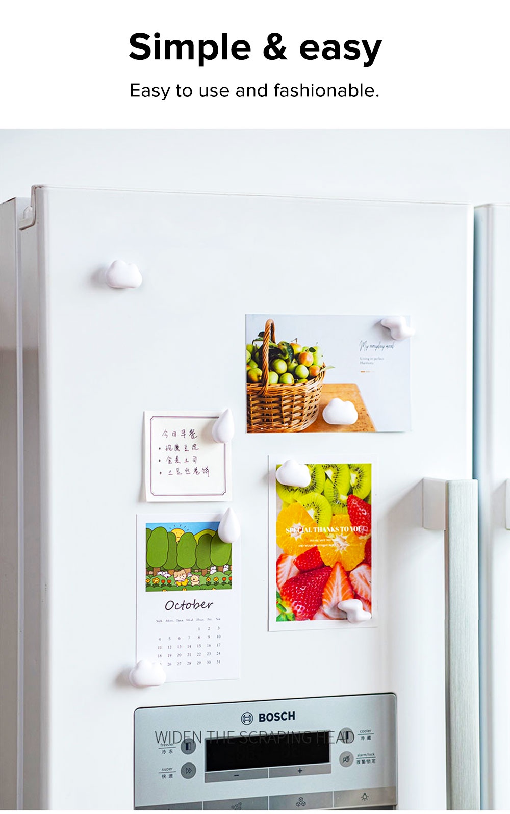 3D Fridge Magnet Sticker Cute-4